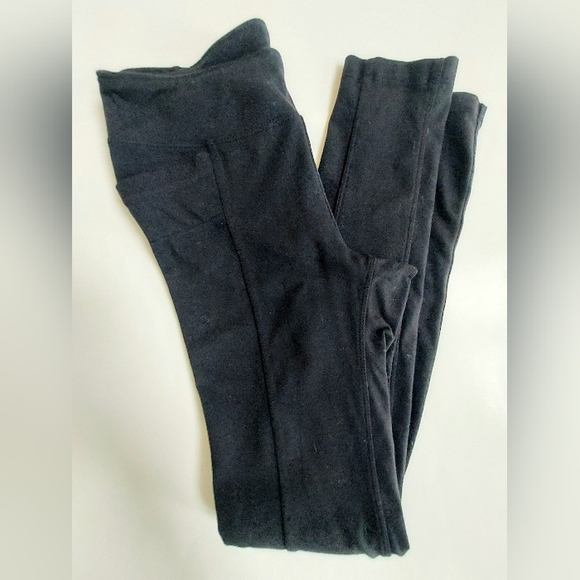 Ladies Black Athleta Full Length Leggings with 4 Pockets Size Small - Picture 3 of 7